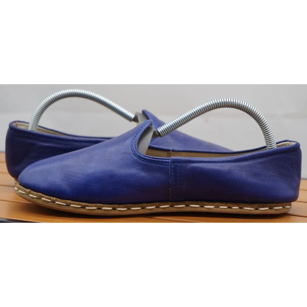 Sabah Loafer Size 40/ 8.5 leather Slip On Shoes Turkey Handmade